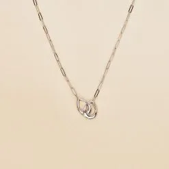 AGATHA FR Collier Ras Du Cou GEMINI - Cristal / Argenté