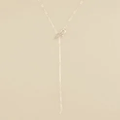 AGATHA FR Sautoir GEMINI - Cristal / Argenté