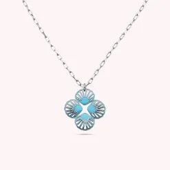 AGATHA FR Sautoir COQUIPOP - Bleu / Argenté