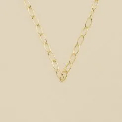 AGATHA FR Collier Mi-long CHAIN - Doré