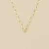 AGATHA FR Sautoir CHAIN - Doré -Anneau Soldes 02651380 157 TU 01