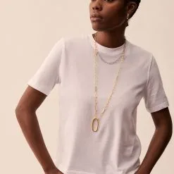 AGATHA FR Sautoir CHAIN - Doré -Anneau Soldes 02651382 157 TU M2