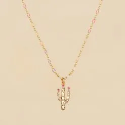 AGATHA FR Collier Ras Du Cou RODEO - Multicolore / Doré