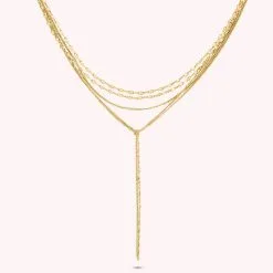 AGATHA FR Collier Mi-long NEBET - Doré