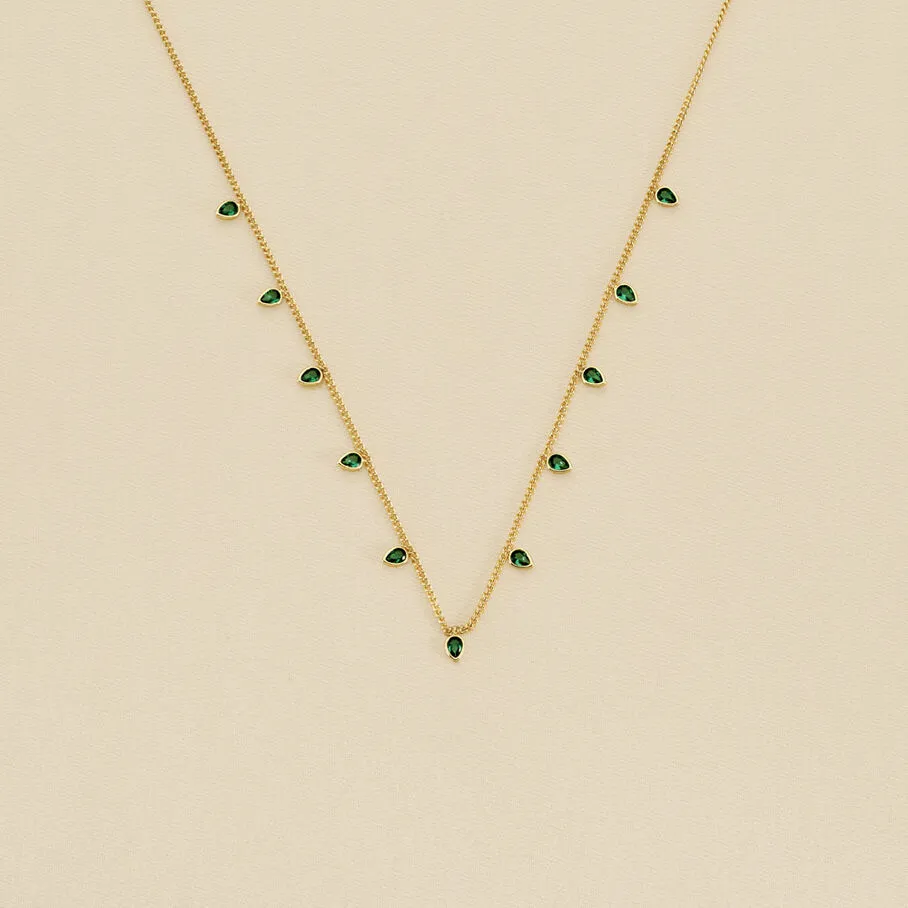AGATHA FR Collier Ras Du Cou NEITH - Vert / Doré 3 AGATHA FR Collier Ras Du Cou NEITH - Vert / Doré