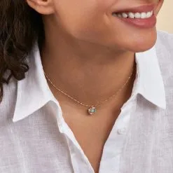 AGATHA FR Collier Ras Du Cou ARLEQUIN - Multicolore / Doré -Anneau Soldes 02681155 256 TU M1