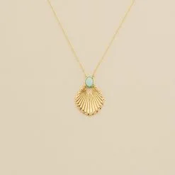 AGATHA FR Collier Mi-long ARLEQUIN - Amazonite