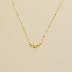 AGATHA FR Collier Ras Du Cou OURSE - Cristal / Doré