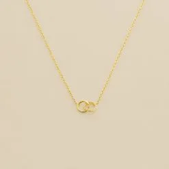 AGATHA FR Collier Ras Du Cou RONDOU - Cristal / Doré