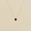 AGATHA FR Collier Ras Du Cou MOONONYX - Onyx -Anneau Soldes 02690084 276 TU 01
