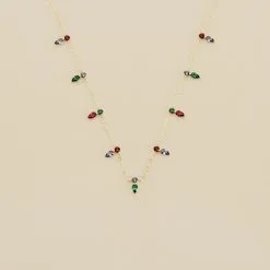 AGATHA FR Collier Ras Du Cou ASTRE - Multicolore / Doré