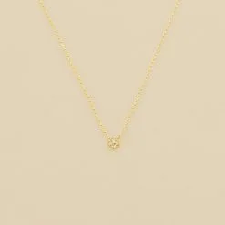 AGATHA FR Collier Ras Du Cou BELOVED - Cristal / Doré