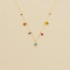 AGATHA FR Collier Ras Du Cou BELOVED - Multicolore / Doré