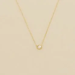 AGATHA FR Collier Ras Du Cou ATMA - Nacre /rose