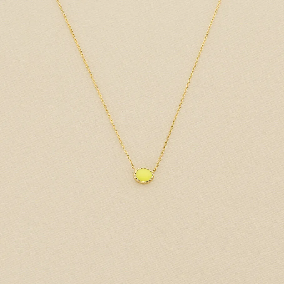 AGATHA FR Collier Ras Du Cou ATMA - Amazonite/ Jaune 3 AGATHA FR Collier Ras Du Cou ATMA - Amazonite/ Jaune