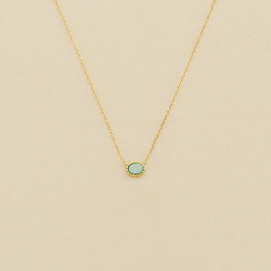 AGATHA FR Collier Ras Du Cou ATMA - Amazonite/ Jaune 4 AGATHA FR Collier Ras Du Cou ATMA - Amazonite/ Jaune – Image 2