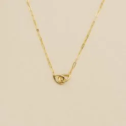 AGATHA FR Collier Ras Du Cou GEMINI - Cristal / Doré