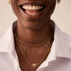 AGATHA FR Collier Ras Du Cou RADIEUX - Doré -Anneau Soldes 02690142 157 TU M2